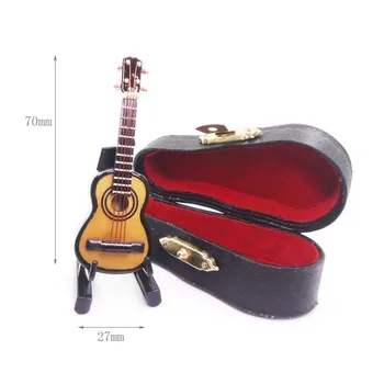 1/6 Masto Mini Gitaros Modelis 8cm Muzikiniai žaislai 12in veiksmų skaičius, surinkimo pomėgiai dovana Nuotrauka 2