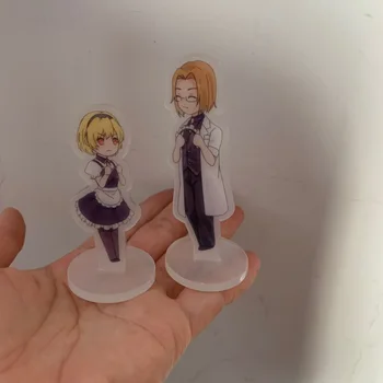 1 Pora Anime Stovėti Keychain Higurashi Kai Jie Verkia Houjou Satoko Irie Kyousuke Dirželis paketų prižiūrėtojų raktinę 8cm