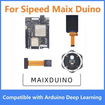 1 Rinkinys Sipeed Maix Duino Plėtros Taryba K210 RISC-V AI+DAUG ESP32 Modulio Surinkimo Kamera Ir 2,4 Colių Ekranas+Mic Masyvas