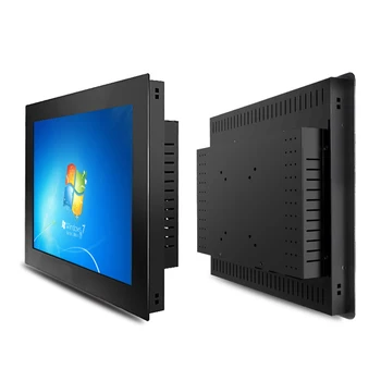 14 15.6 17.3 18.5 Colių Sagtis Įterptųjų Pramonės LCD Monitorius Varžinio Jutiklinis Ekranas Kompiuterio Ekranas, 1366*768, su HDMI