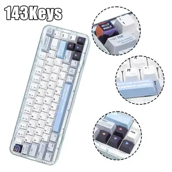 143 Klavišus PBT Keycap XDA Labai Profilis Asmeninį Programuotojas Keycap Temą Keycap Žaidimų Mechaninė Klaviatūra VYŠNIŲ 