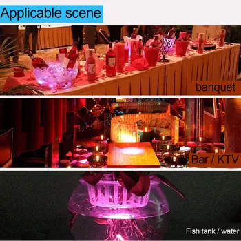 15LED Akvariumas šviesos Nuotolinio valdymo nardymo lempos Spalvinga lempos augalams Žuvų bakas esminius Amfibijas naudoti