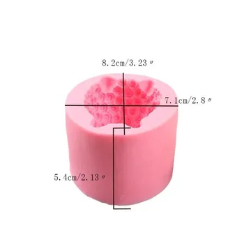 1Pcs Avių Šokolado Saldainiai Jello 3D Silikono Formos Formos Torto Įrankius, Bakeware Konditerijos Muilo Forma Nuotrauka 2