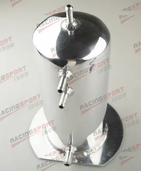 2.5 L Aliuminio Kuro Viršįtampių Bakas Swirl Pot Tinka Bosch 044 Kuro Siurblys Push Dėl Montavimo