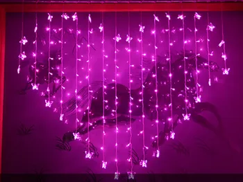 200x150cm Elegantiškas Vestuvių Backdrops Su LED Žibintai Butterfly Vestuvių Dekoravimas Centerpieces Medžio Kristalų 7 Spalvų