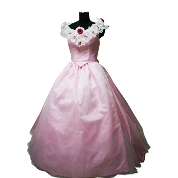 2020 Nauja rožinė viktorijos Helovyno Cosplay suknelė Kolonijinės gruzijos Renesanso, Gotikos Istorinių suknelė D-383 Nuotrauka 2