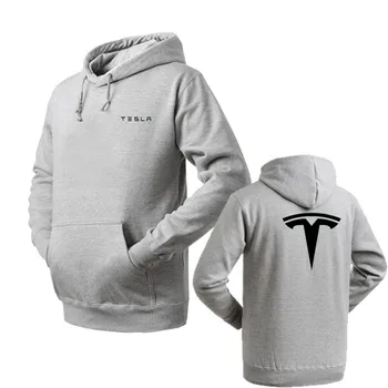2021 Naujų Drabužių Tesla logotipas Mados puloveris Hoodie Atsitiktinis Vyrų Hoodies Palaidinės Spausdinti Puloveris Hoodie Medvilnės