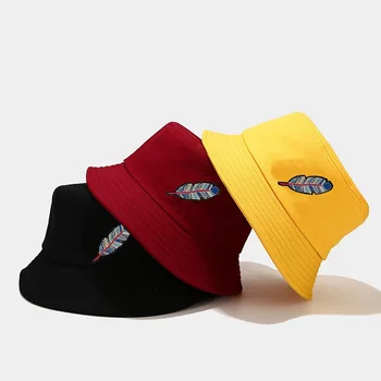 2022 Naujų Plunksnų Kibiro Kepurę Kepurė Panama Vyrai, Skrybėlės Moterims Žvejys Bžūp Casquette Chapeau Femme Muts Cappello Sombrero Pescador