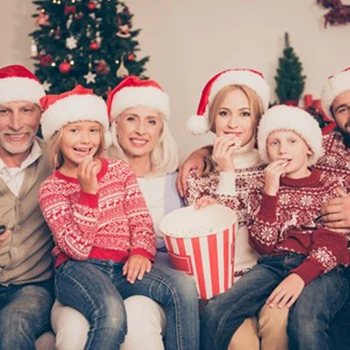 2022 Naujųjų Metų Storio Kalėdų Skrybėlę Suaugusiems Vaikams Kalėdų Dekoracijas Namuose Kalėdos Santa Claus Dovanos Navidad Dekoro Žieminės Kepurės
