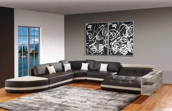 2022 sofos modernos para salė Modernus natūralios odos sofos, Sofos už kambarį, kampe sofaliving kambario baldai