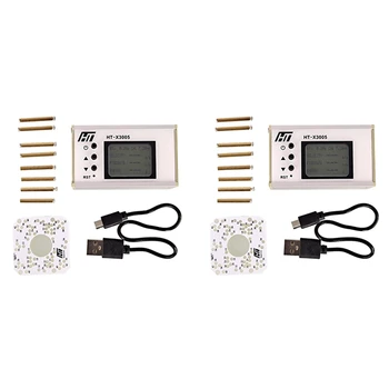 2X HT-X3005 Greičio Matuoklis Kamuolys Greitis Energijos Matavimo Chronograph Greitis Testeris Su Backlight LCD