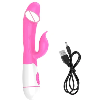 30 Greičio Dvigubos Vibracijos Sekso Žaislai Moterims Makšties Klitorio Massager Moterų Masturbator G Spot Dildo Rabbit Vibratorius Erotiniai Nuotrauka 2