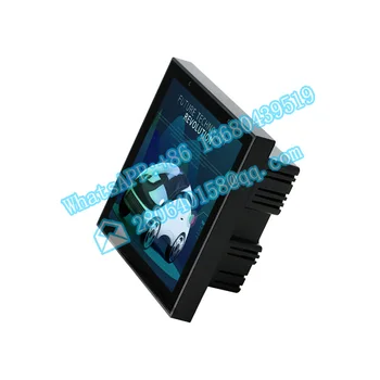 4 colių IPS jutiklinį 480x480 WiFi smart touch wall šviesos jungiklis Nuotrauka 2