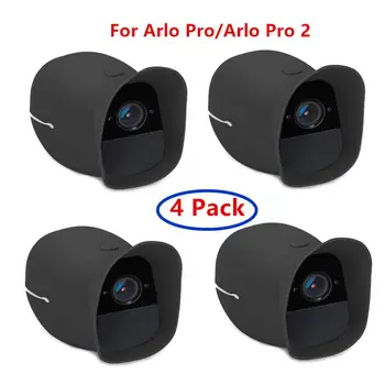 4 Paketas Apima Skinas Arlo Pro/2 arba Arlo Pro 3/Arlo Eiti Belaidžio Saugumo kamerų,Vandens ir Atsparus UV,Puikus Įrengimas(Black_ Nuotrauka 2