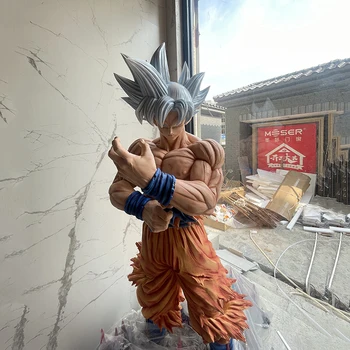 45cm Anime Dragon Ball Z Veiksmų Paveikslas Paveikslas Dukart vadovavo Migatte Nr. Gokui Sūnus Gokas Ultra Instinktas PVC Kolekcijos Modelis Žaislai