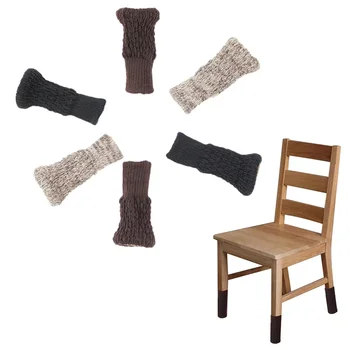 4PCS Megzti Kėdės Koja Padengti neslidžia Stalo Kojos Kėdžių Kojų Baldų Kojų Kojinės Grindų Apsaugos Pagalvėlės Juda Triukšmo Mažinimas Nuotrauka 2