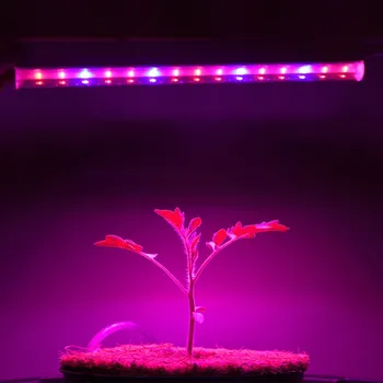 5vnt/daug LED Full spectrum Augalų Augimo Lempos T5 LED Lemputė Augti Žiburiai 85V-265V Patalpų Sodinimo Palapinę, Daržovių, Gėlių Lempos Nuotrauka 2