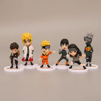 6 Maži Naruto Duomenys Naruto kawaii Anime Fnaf Mini Q Versija Kawaii Žaislai Vaikams, Dovana, Žaislai, Lėlės Modelio Veiksmų Skaičius, Modle Kostiumas