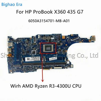 6050A3154701-MB-A01 HP ProBook X360 435 G7 Nešiojamojo kompiuterio motininę Plokštę Su AMD Ryzen R3/R5/R7 CPU M03441-601 M03443-601 M03445-601