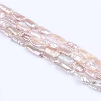 8-11mm gėlo vandens biwa netaisyklingos formos nekilnojamojo perlų papuošalai priėmimo pearl Nuotrauka 2
