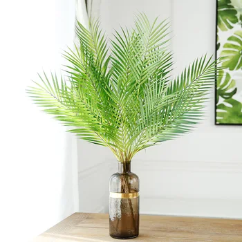 90cm Dirbtinių Palmių Žalia Lapinių Augalų Plastiko Filialas Atogrąžų Lapai Patalpų Plastikiniai Augalai, Medis, Sodo Namų Dekoro Bonsai