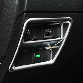 ABS Matinis/Anglies pluošto Nissan Pathfinder 2014-2020 m. reikmenys, Automobilių Žibintų Reguliavimo Jungiklį Padengti Trim automobilių stilius 1pcs