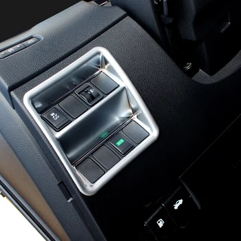 ABS Matinis/Anglies pluošto Nissan Pathfinder 2014-2020 m. reikmenys, Automobilių Žibintų Reguliavimo Jungiklį Padengti Trim automobilių stilius 1pcs Nuotrauka 2