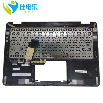 Anglų nešiojamojo kompiuterio klaviatūros Asus ZenBook UX360CA UX360C UX360 MUMS qwerty nešiojamas klaviatūras Palmrest Viršų Atveju, kai Nauja 13NB0BA2AP0201 Nuotrauka 2