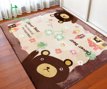 Animacinių filmų dizainas visiškai kilimų kambarį kavos staliukas, miegamojo lovos antklodė baby vaikų kambario nuskaityti kilimėlis