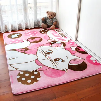 Animacinių filmų dizainas visiškai kilimų kambarį kavos staliukas, miegamojo lovos antklodė baby vaikų kambario nuskaityti kilimėlis Nuotrauka 2