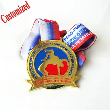 aukso Veidrodis rusijos medalius,metalo sporto medalis su jūsų logotipu,aukso ir cinko lydinio medalis už sporto