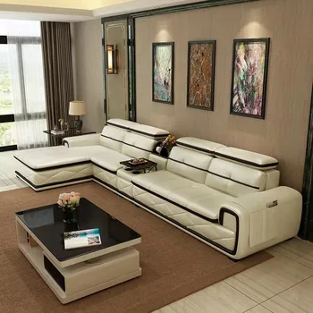 Aukštos kokybės sofa padengti atmosferos multi-funkcija derinys kostiumas prabangus gyvenamasis kambarys su sofa-klasikinis odos sofos, sofa-lova