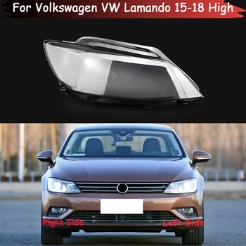 Automobilių Objektyvo Stiklo Šviesos Lemputė priekinio Žibinto Korpuso Skaidrus Žibintų lempų gaubtų Padengti Volkswagen VW Lamando 2015 2016 2017 2018