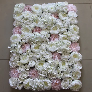 Baltos Spalvos, tankus, rožė, Bijūnas gėlių fonas gėlių ramstis fotografijos rekvizitas, parduotuvė, viešbutis, gėlių sienos Vestuvių Tiekimo Nuotrauka 2