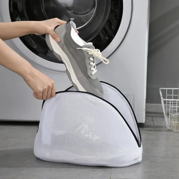Batų skalbimo maišelis gamintojų, didmeninės sutirštės poliesterio tinklelio, skalbimo maišelis namų anti-deformacijos plovimo maišelis įrankiai