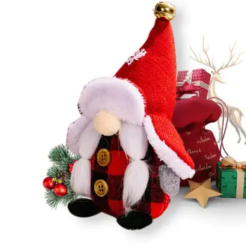 Beveidis Lėlės Nykštukai Ir Kalėdų Gnome Pliušinis Papuošalai Rankų Darbo Santa Elf Lėlės, Papuošalai Nuolatinis Gnome Stalo Dekoras Namuose