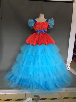 burbulas rankovėmis mėlyna kamuolys suknelė viduramžių suknelė Renesanso suknelė karalienės Viktorijos laikų kostiumų Gothic/Marie Antoinette/ Belle Kamuolys