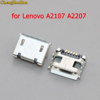 ChengHaoRan 10vnt Micro USB Įkrovimo Lizdas pro Lizdo Lenovo A2107 A2207 jungtis, remontas, dalys
