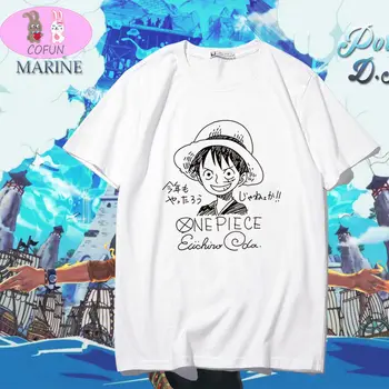 COFUN Anime Luffy Zoro Nami Robin Sanji Komiksai Atspausdintas T-shirt Prarasti Minkštos Medžiagos Harajuku Vyrai Moterys