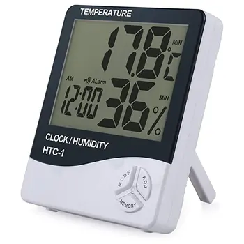 Didelis Ekranas, Namų Termometras Su Drėgmėmačiu Patalpų Elektroninis Termometras Termometro Ambiente Para Hogar Nuotrauka 2
