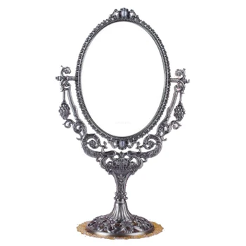 Didelis HD Europos makiažo veidrodėliai darbalaukio retro dvigubai princess tualetinis staliukas top veidrodis
