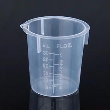 didmeninės prekybos maisto klasės, 30ml mažosios plastikos matavimo puodelis MC30 Nuotrauka 2