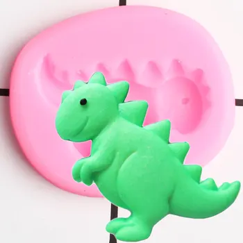 Dinozaurų Silikono Formos Animacinių filmų Gyvūnų Šokolado Tortas Dekoravimo Priemonės 