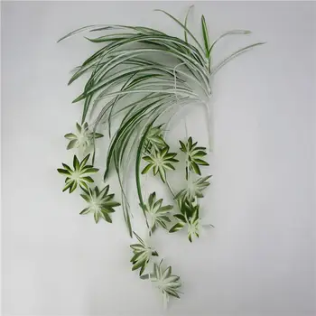 Dirbtiniai Augalai, Namų Dekoro Modeliavimas Žalieji Augalai Filialas Realus Padirbtų Žalumos, Augalų Vaza Gėlių Dekoracija Nuotrauka 2