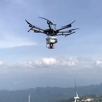 Drone magnetometrai jutiklis magnetinio zondo magnetinis jutiklis magnetometrai minimali apkrova 600g UAV navigacijos geofizikos apklausa Nuotrauka 2
