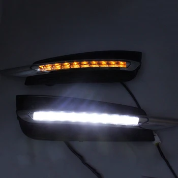Dėl Chevrolet Cruze 2009-2013 m. DRL LED Vairavimo Priešrūkinio Žibinto Dangtelis Dieniniai Žibintai Nuotrauka 2