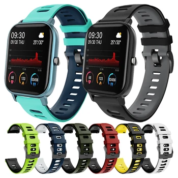 EasyFit Sporto Silikono Dirželis COLMI P8/P8 Pro Plus Smart Watch Band Apyrankę Pakeisti Reikmenys Amazfit GTS 2 Watchband