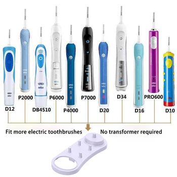 Elektriniai dantų šepetėliai Stovi Paramos Laikiklis, Įkroviklis, Laikiklis Oral B 