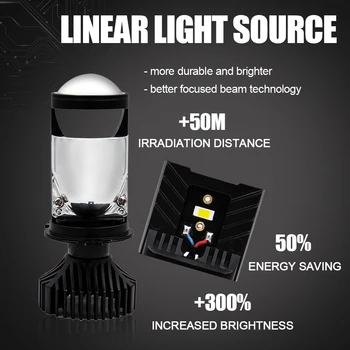 G16-T9 automobilių žibintų lemputė H4 yra universalus led šviesos gavimas, pagaminti iš spt chip ir Kondensatorius Objektyvą,gali išėjimas 12v 6000K vietoje šviesos