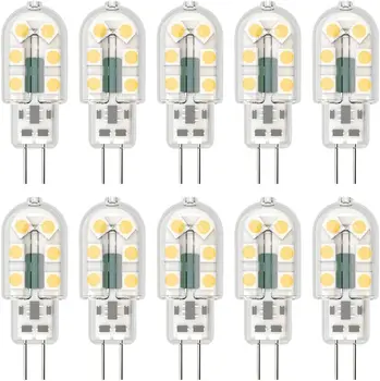 G4 LED Lampadina, 3W Lemputė g4,450 Liumenų, AC/DC12V, 360 ° Angolo di Luce, Dimmerabile LED G4 Lampadina，Senza 